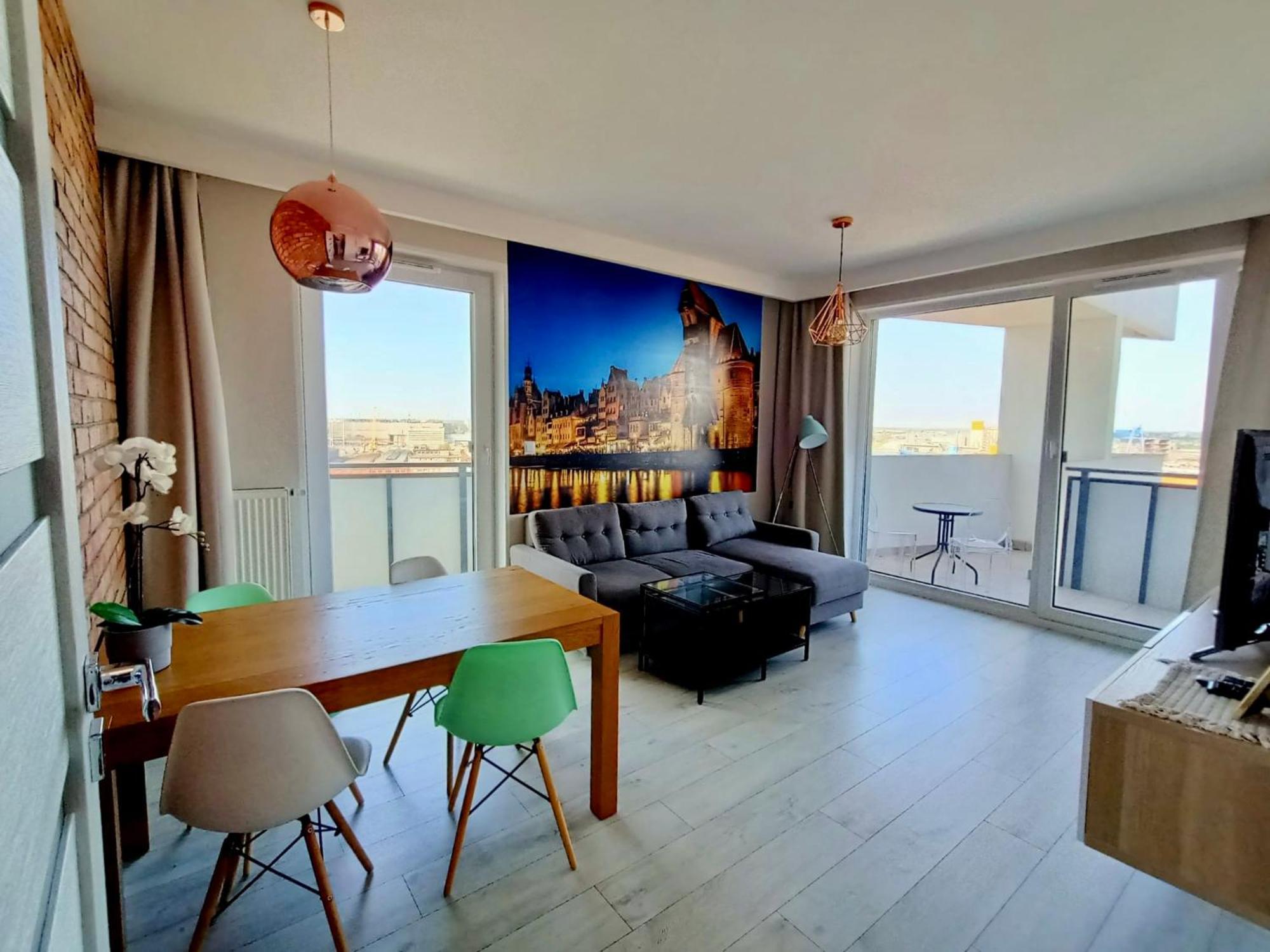 Bastion Walowa - Luxury Apartment With Beautiful View Danzig Exterior foto